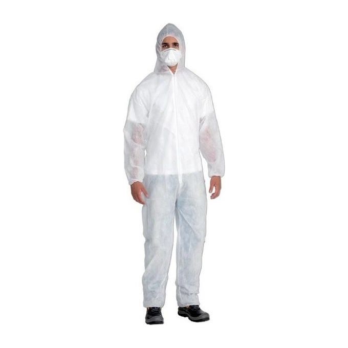 Tuta Mono Splituso In Tnt Lifeguard 40 Xl Completa Di Cappuccio E Zip Intera
