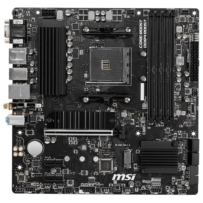 MSI B550M PRO-VDH WIFI Scheda madre AMD B550 Socket AM4 DDR4 128 GB M.2 Wi-Fi 5 Bluetooth 4.2 colore Nero