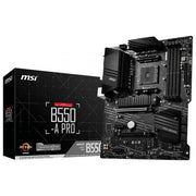 MSI B550-A PRO Scheda Madre ATX AM4 DDR4, USB 3.2 Gen2, 2xM.2, HDMI, DisplayPort, ‎Nero