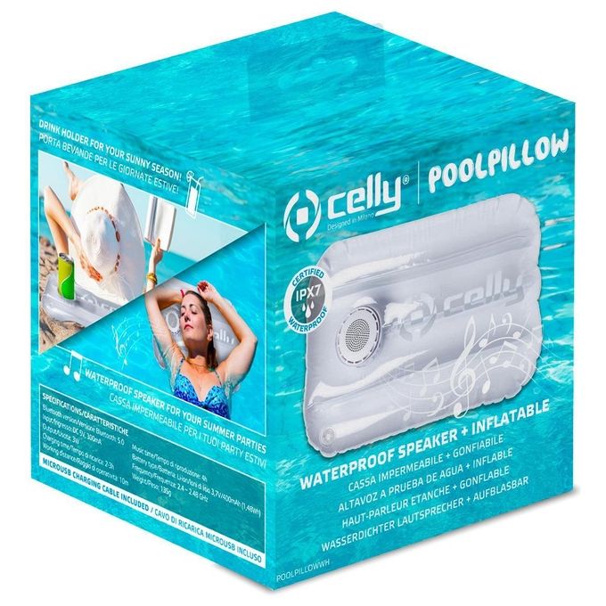 Celly Pool Pillow 3W Bianco
