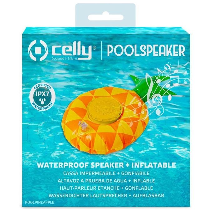 Celly Pool Speaker 3W Pineapple