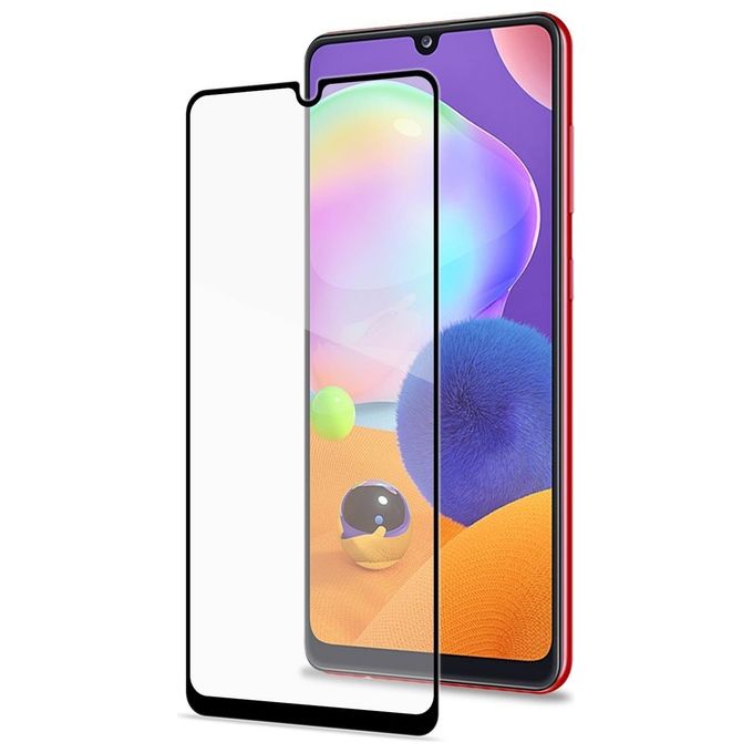 Celly Full Glass per Samsung Galaxy a31 Nero