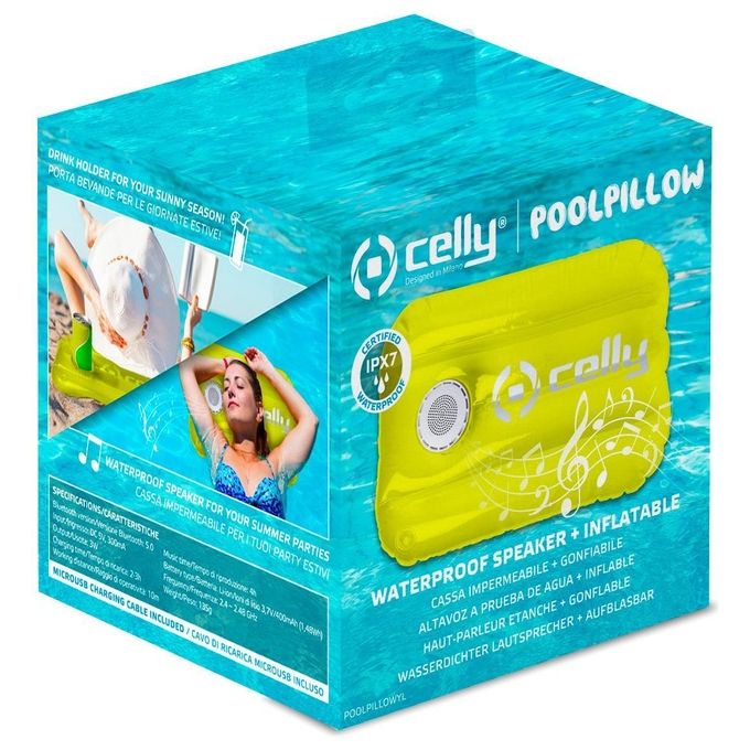 Celly Pool Pillow 3W Giallo