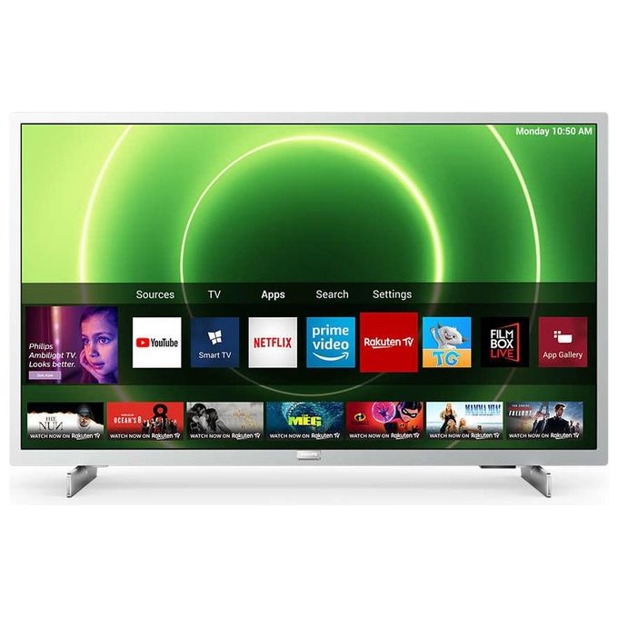 Philips 32PFS6855-12 Serie 6800 Smart TV LED 32'' Full HD HDR10 SAPHI Wi-Fi colore Argento