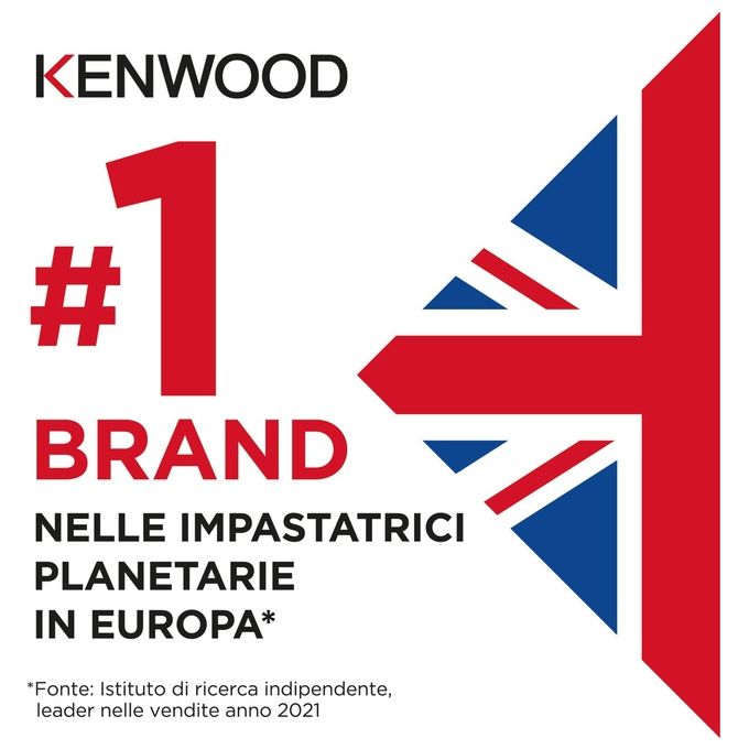 Kenwood KHC29.A0SI Prospero+ Impastatrice Planetaria 1000W Ciotola 4,3L 8 Velocita' Paraschizzi colore Argento