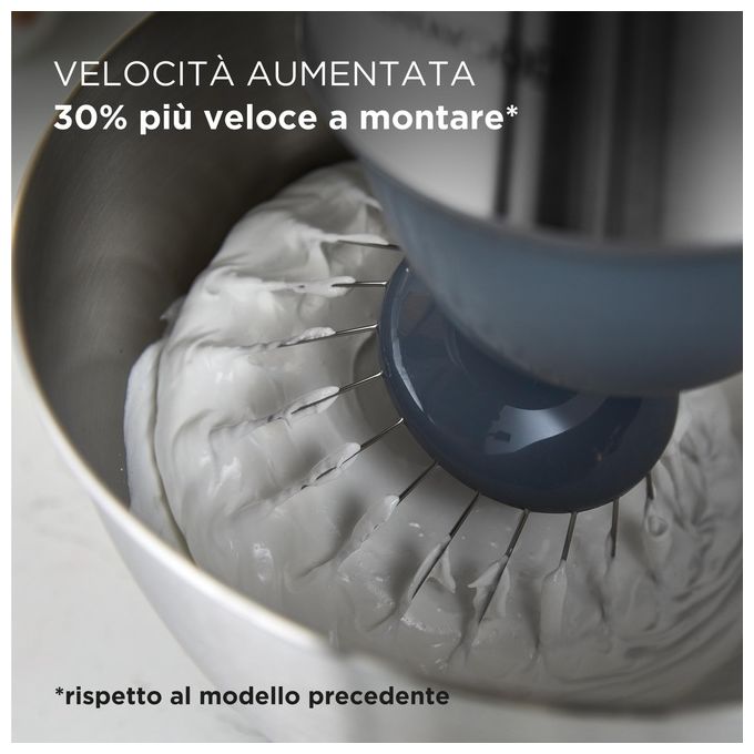 Kenwood KHC29.A0SI Prospero+ Impastatrice Planetaria 1000W Ciotola 4,3L 8 Velocita' Paraschizzi colore Argento