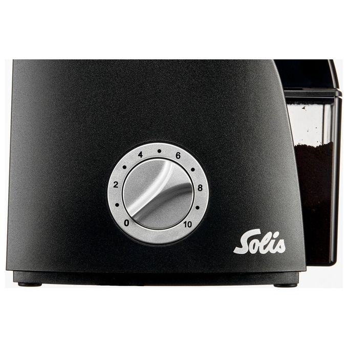 Solis 960.88 Scala Zero Static Macinacaffe' elettrico 24 regolazioni macinatura Acciaio inox temprato Zero Static colore Nero