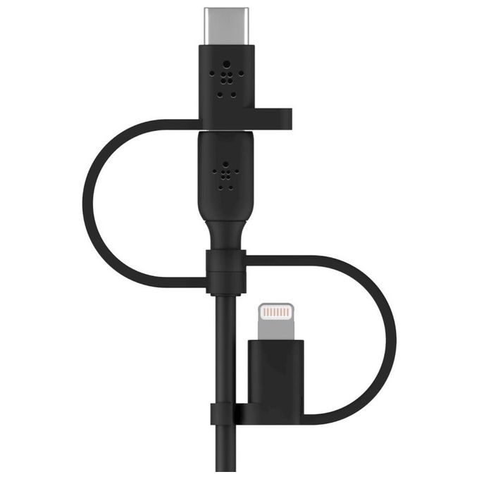 Belkin BoostCharge Cavo Universale 1.2mt Lightning Micro-Usb Nero