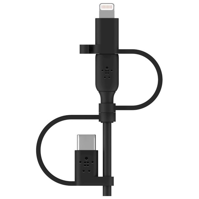 Belkin BoostCharge Cavo Universale 1.2mt Lightning Micro-Usb Nero