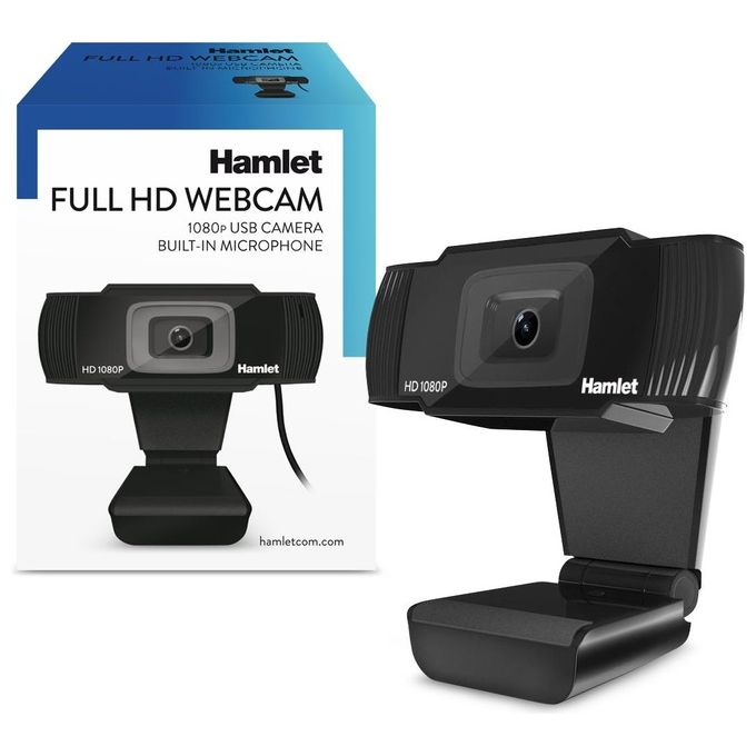 Hamlet HWCAM1080 Webcam 2MP 1920x1080 Pixel USB 2.0 Nero
