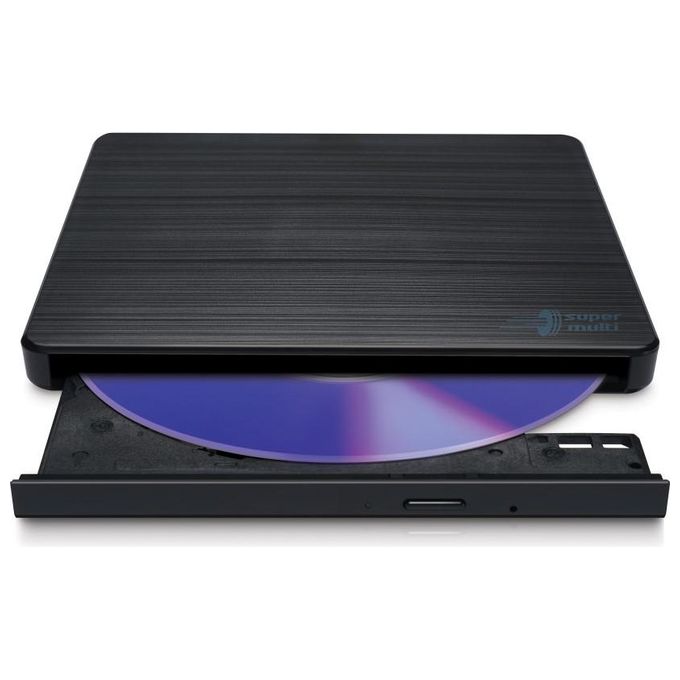 LG GP60NB60.AUAE12B Masterizzatore DVD Esterno Slim USB 2.0 DVD±RW M-DISC Supportato colore Nero