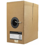 StarTech Rotolo in serie di cavi riser UTP solidi CMR Cat5e, 304,8 m, colore grigio