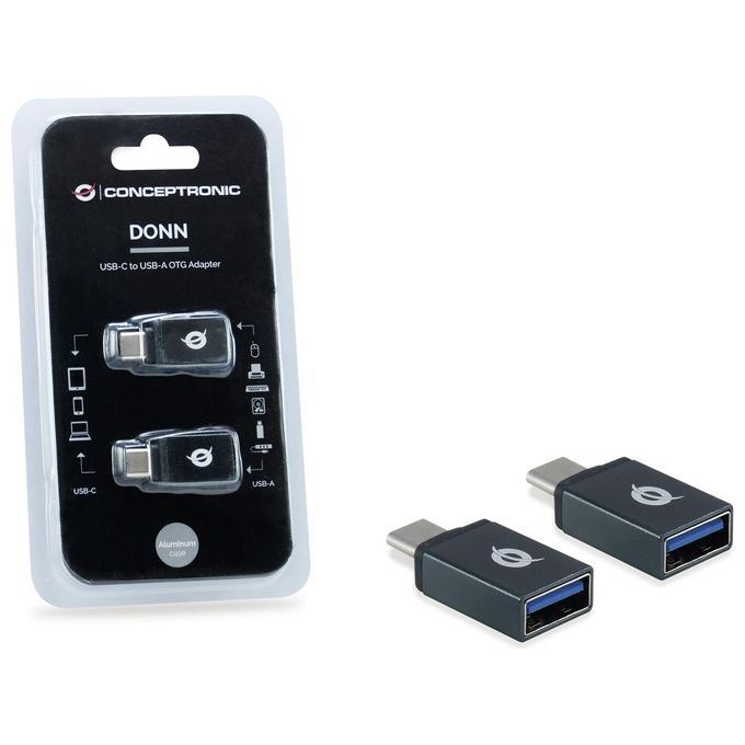 Conceptronic Adattatore OTG da Usb-C a Usb-A 3.0