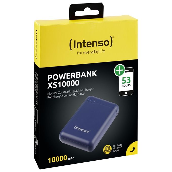 Intenso Powerbank XS 10000 Caricabatterie Portatile 10000mAh Blu