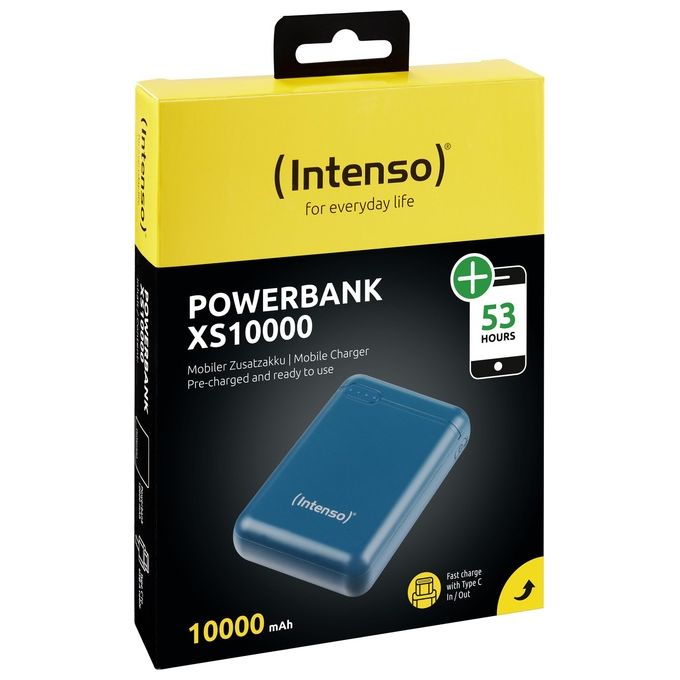 Intenso Powerbank XS 10000 Caricabatterie Portatile 10000mAh Petrol