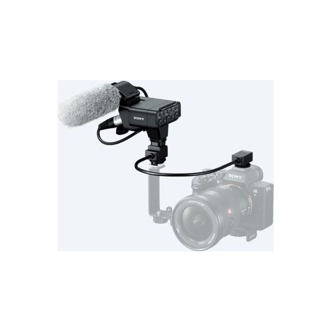 Sony Set Adattatore XLR-K3M con XLR-Box e Microfono Direzionale Adatto per ILCE-7RM4