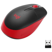 Logitech M190 Mouse Rf Wireless Ottico 1000 Dpi Ambidestro Rosso