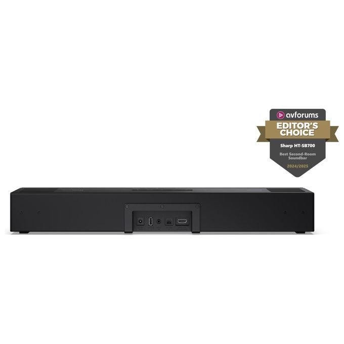 Sharp HT-SB700 Soundbar 2.0.2 Dolby Atmos 140W Bluetooth HDMI eARC CEC 52cm colore Nero