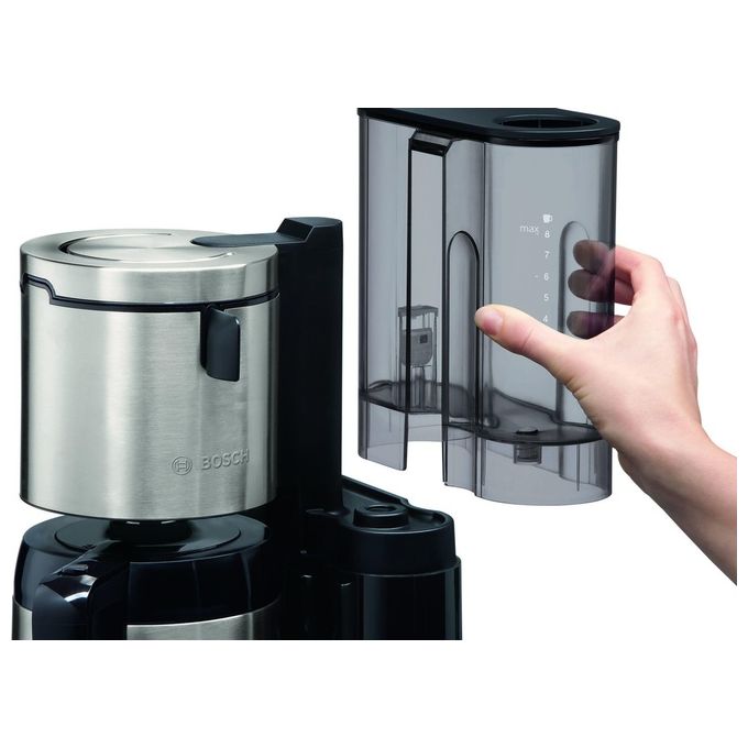 Bosch TKA8A683 Styline Macchina da caffe' con Filtro Caraffa Termica 1,1 L 8 tazze 1100 W colore Nero