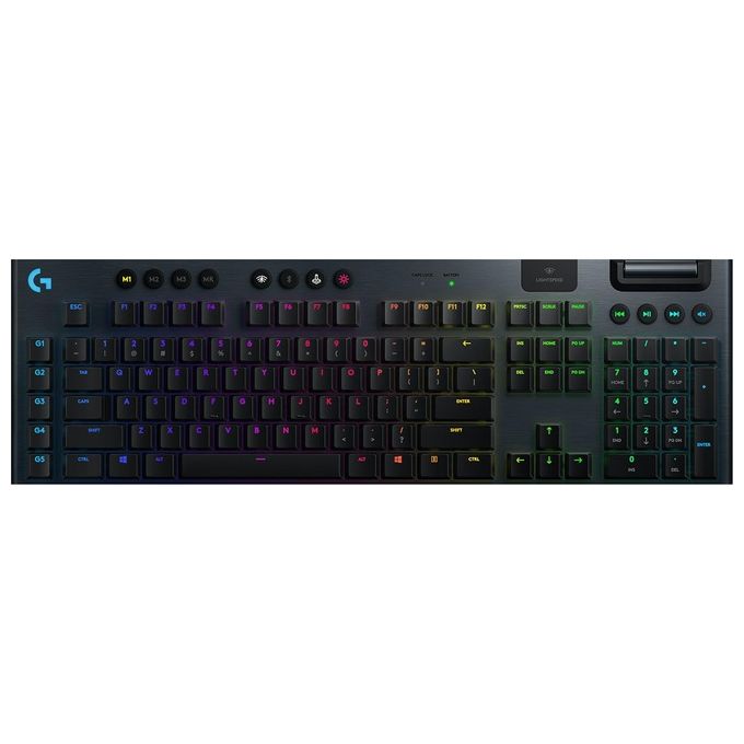 Logitech G 920-010591 G915 Tastiera Gaming Meccanica Wireless LIGHTSPEED GL Tactile LIGHTSYNC RGB Layout QWERTY Italiano colore Nero