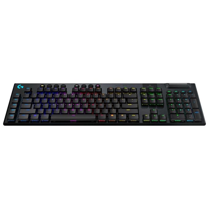 Logitech G 920-010591 G915 Tastiera Gaming Meccanica Wireless LIGHTSPEED GL Tactile LIGHTSYNC RGB Layout QWERTY Italiano colore Nero