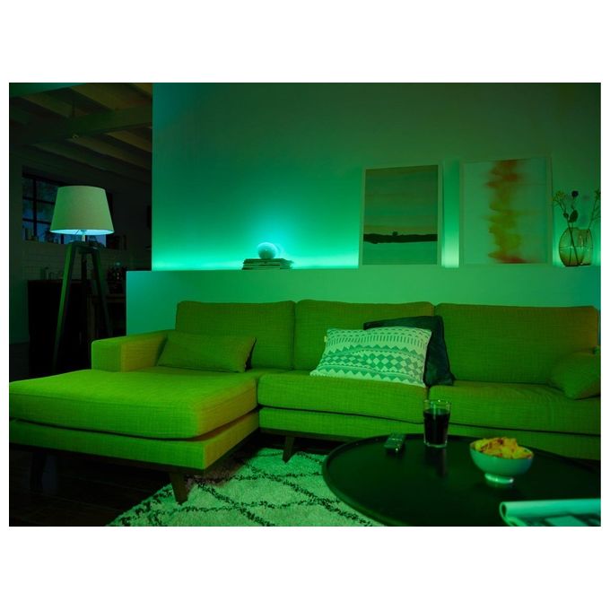 Philips Striscia LED Hue White and Color Ambiance Lightstrip Plus Estensione da 1 Metro di Alta Qualita' per Illuminazione Personalizzata