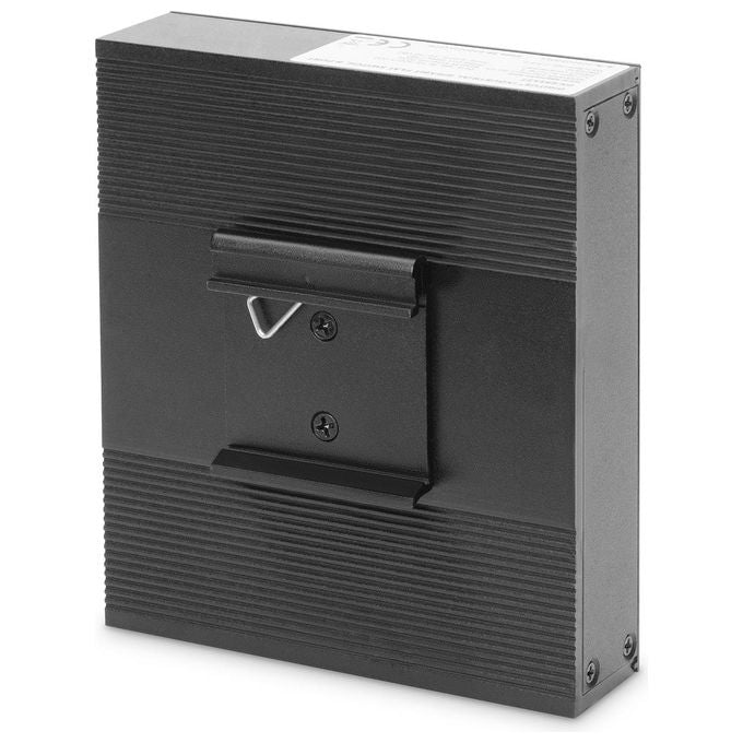 Digitus DN-651127 Switch Industriale 8 Porte Gigabit Ethernet Flat Guida DIN Unmanaged IP40 colore Nero