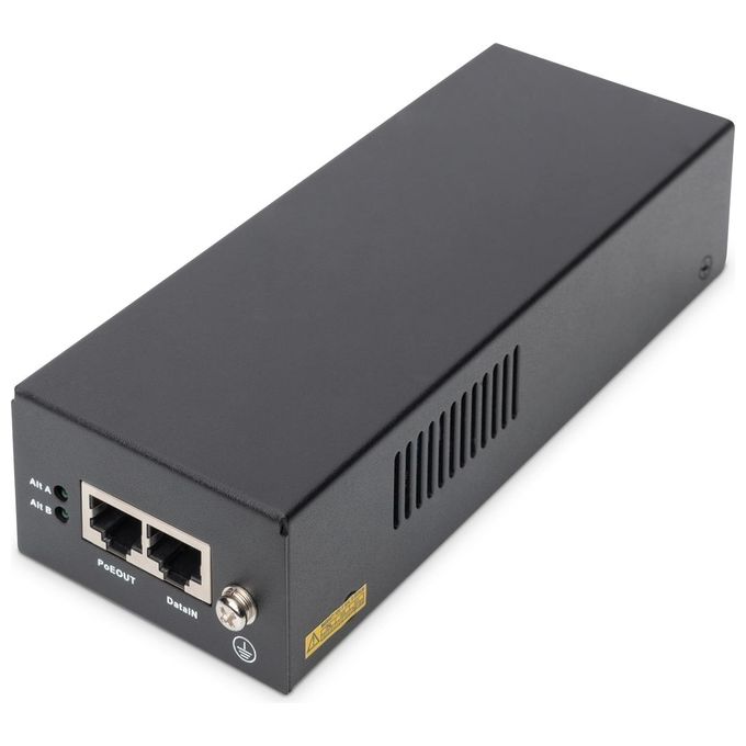 Digitus DN-95109 Iniettore PoE Ethernet Gigabit IEEE 802.3bt 85 W colore Nero