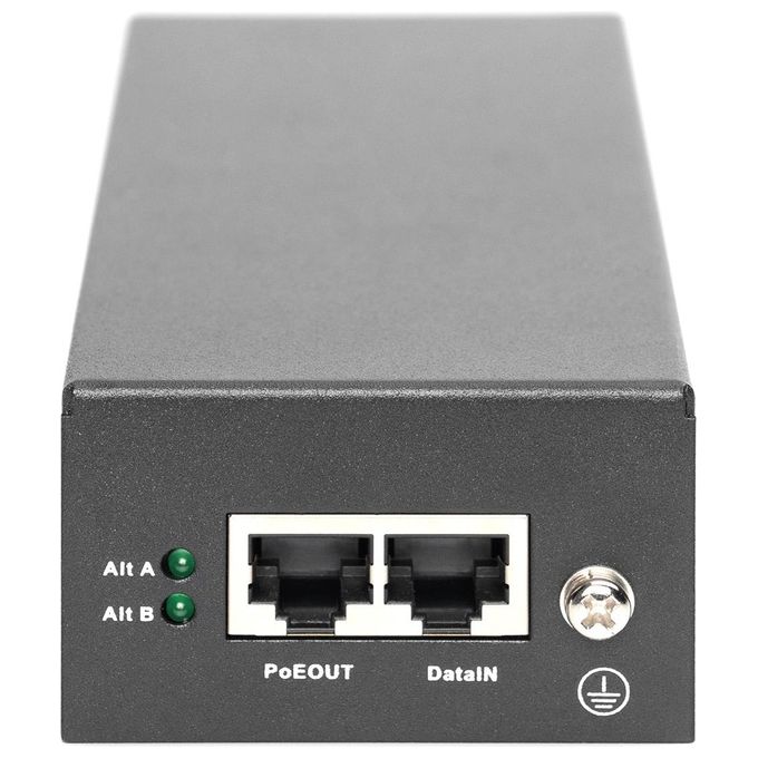 Digitus DN-95109 Iniettore PoE Ethernet Gigabit IEEE 802.3bt 85 W colore Nero
