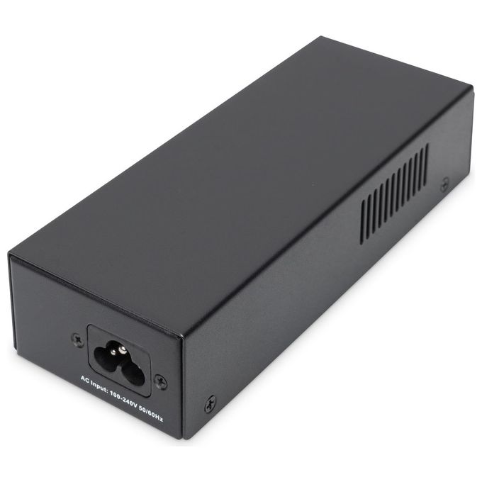 Digitus DN-95109 Iniettore PoE Ethernet Gigabit IEEE 802.3bt 85 W colore Nero