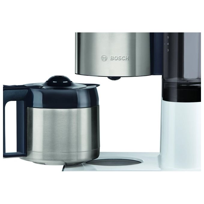 Bosch TKA8A681 Styline Macchina da caffe' con Filtro 1.1 L 1100 W Timer Programmabile Spegnimento Automatico colore Bianco