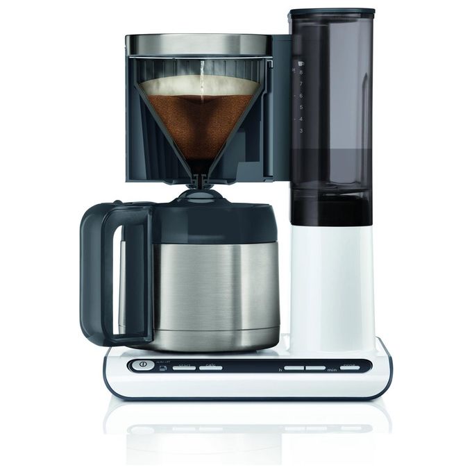 Bosch TKA8A681 Styline Macchina da caffe' con Filtro 1.1 L 1100 W Timer Programmabile Spegnimento Automatico colore Bianco
