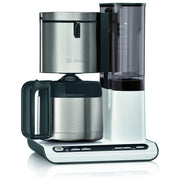 Bosch TKA8A681 Styline Macchina da caffe' con Filtro 1.1 L 1100 W Timer Programmabile Spegnimento Automatico colore Bianco