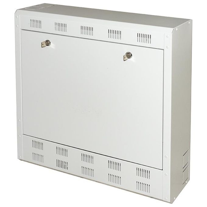 Link LKDVR7 Box a Muro DVR NVR 2 Serrature Ripiano Apribile Acciaio 58x60x16 cm 50 Kg colore Grigio