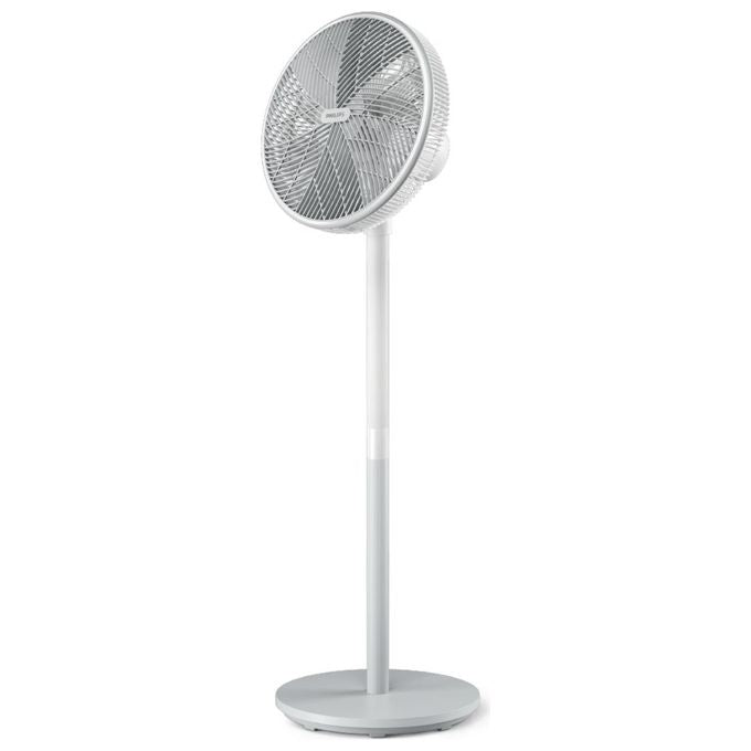 Philips CX2550-00 Serie 2000 Ventilatore a Piantana 40 cm 2562 m³-h 19 dB SilentWings 3 Velocita' Timer 12h colore Grigio