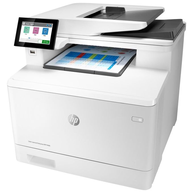 HP 3QA55A Color LaserJet Enterprise MFP M480f Stampante Multifunzione Laser A4 27 ppm colori Fronte Retro Automatico Fax USB Ethernet colore Bianco