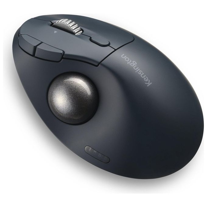 Kensington K72196WW Pro Fit Ergo TB550 Trackball Wireless Bluetooth Ricaricabile 4D Scrolling Batteria Integrata colore Nero
