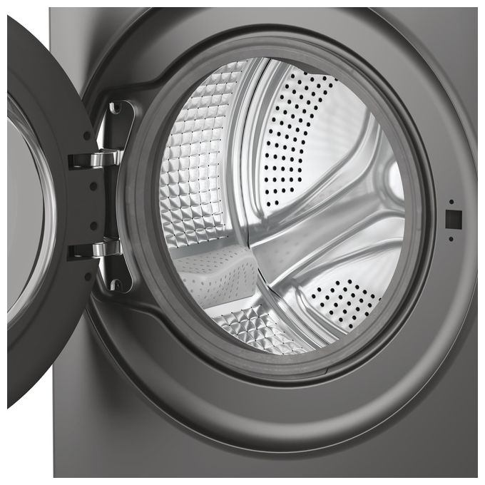 Candy BS 48SB6G-S Lavatrice Slim 8 Kg Classe A-10% Profondita' 49 cm Centrifuga 1400 giri Inverter Vapore Wi-Fi colore Antracite