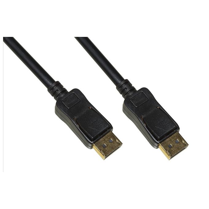Link cavo displayport 1.4 ultra hd 8k maschio-maschio contatti dorati mt 5