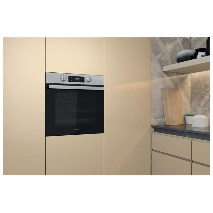 Whirlpool OMR58HR0X Elements Forno da incasso Elettrico Ventilato 71 L Classe A+ Cook3 8 programmi (60x60x55 cm) colore Inox