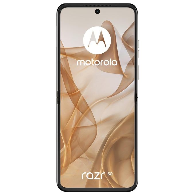 Motorola, Razr 50, Smartphone Pieghevole, 256 GB, 8 GB RAM, 6.9'', Doppia SIM, 5G, Sabbia