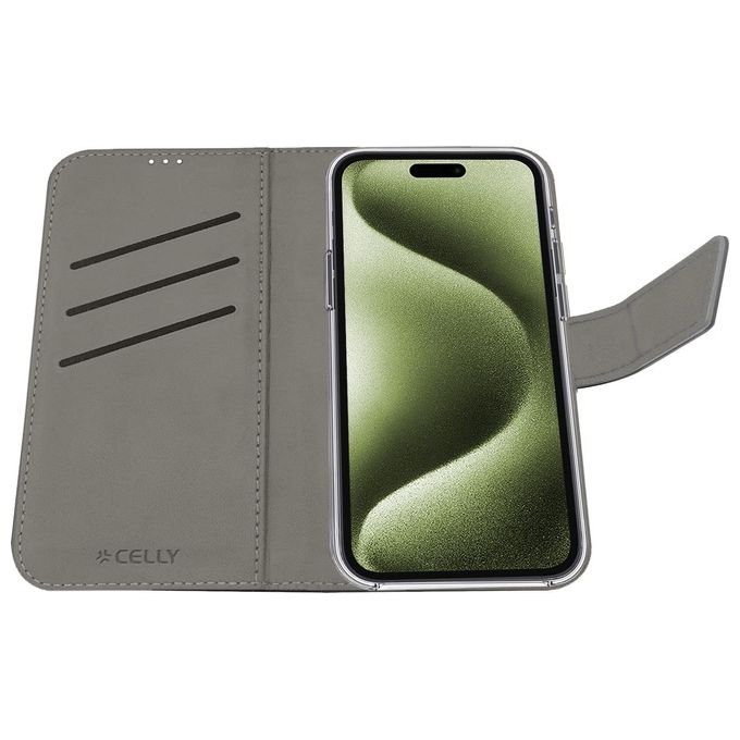 Celly Wally Case per iPhone 16 Nero