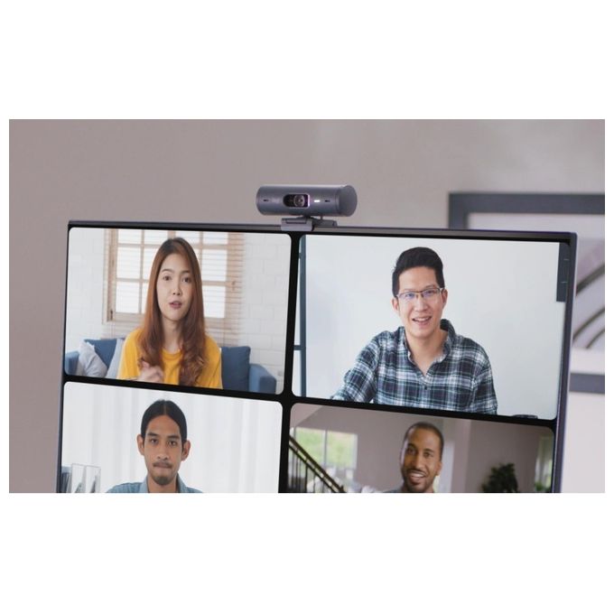 Logitech 960-001422 Brio 500 Webcam Full HD 1080p 60fps USB-C Doppio Microfono 90° colore Grafite