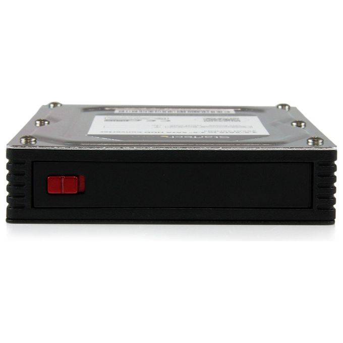 StarTech Box esterno adattatore per dischi rigidi SATA da 2,5'' a 3,5 in alluminio con altezza massima SSD - HDD di 12,5 mm