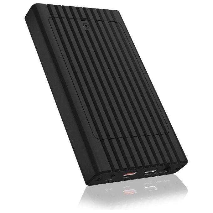 ICY BOX IB-2817MCL-C31 Box esterno SSD 2 slot M.2 NVMe USB 3.2 Gen 2 Type-C 10 Gbit-s colore Nero
