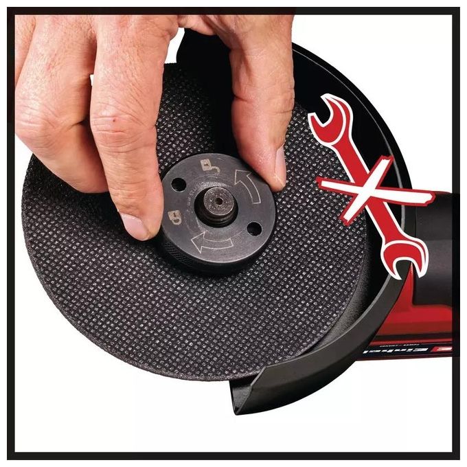 Einhell Professional Smerigliatrice Angolare a Batteria TP-AG 18-125 CE Q Li Power X-Change
