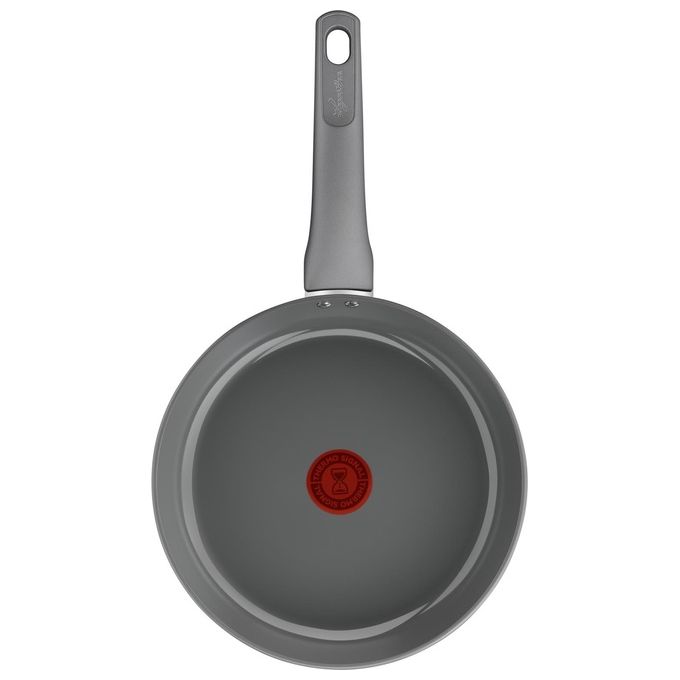 Lagostina 010274040128 Risorsa Padella Antiaderente Ceramica Goceram 28 cm Thermo Signal Multiuso colore Grigio