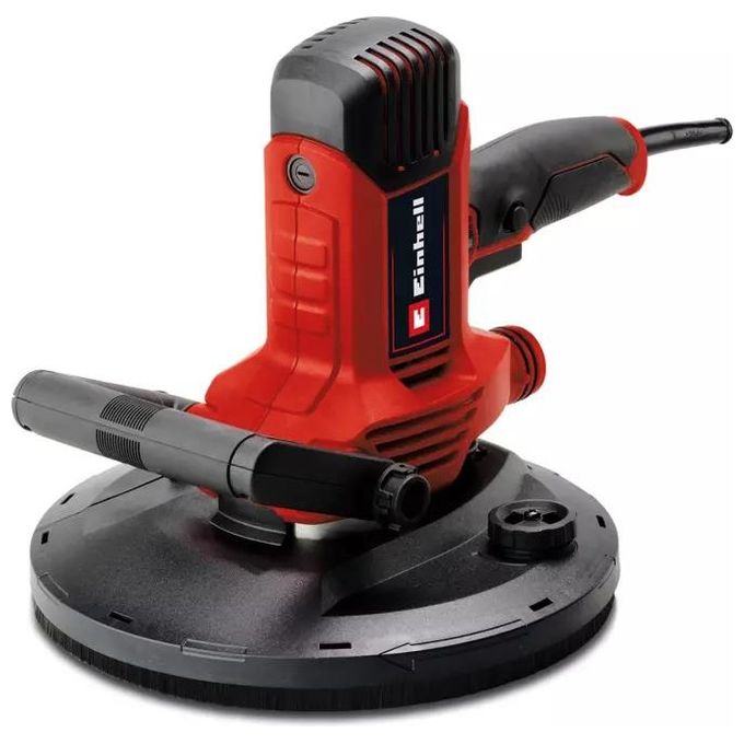 Einhell 4259945 TC-DWS 225 Levigatrice per cartongesso 1220 W con aspirazione integrata e regolazione velocita' da 1500 a 2300 rpm attacco velcro diametro 225 mm colore Nero