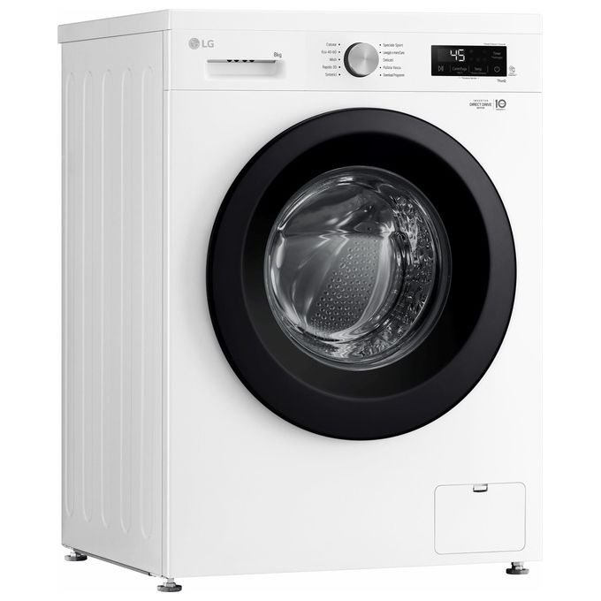 LG F4NX1008NWK Serie X1 Lavatrice Frontale 8 Kg 1400 rpm Classe A 6 Motion Wi-Fi Allergy Care (85x60x55 cm) colore Bianco