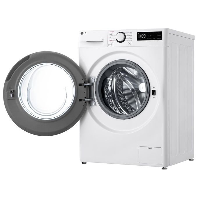 LG AI DD F4R3013NSWB Lavatrice Classe A -10% Carica Frontale Serie R3 Lavatrice 13kg 1400 giri AIWash Lavaggio a vapore Motore Direct Drive Smart Diagnosis Libera installazione Bianca